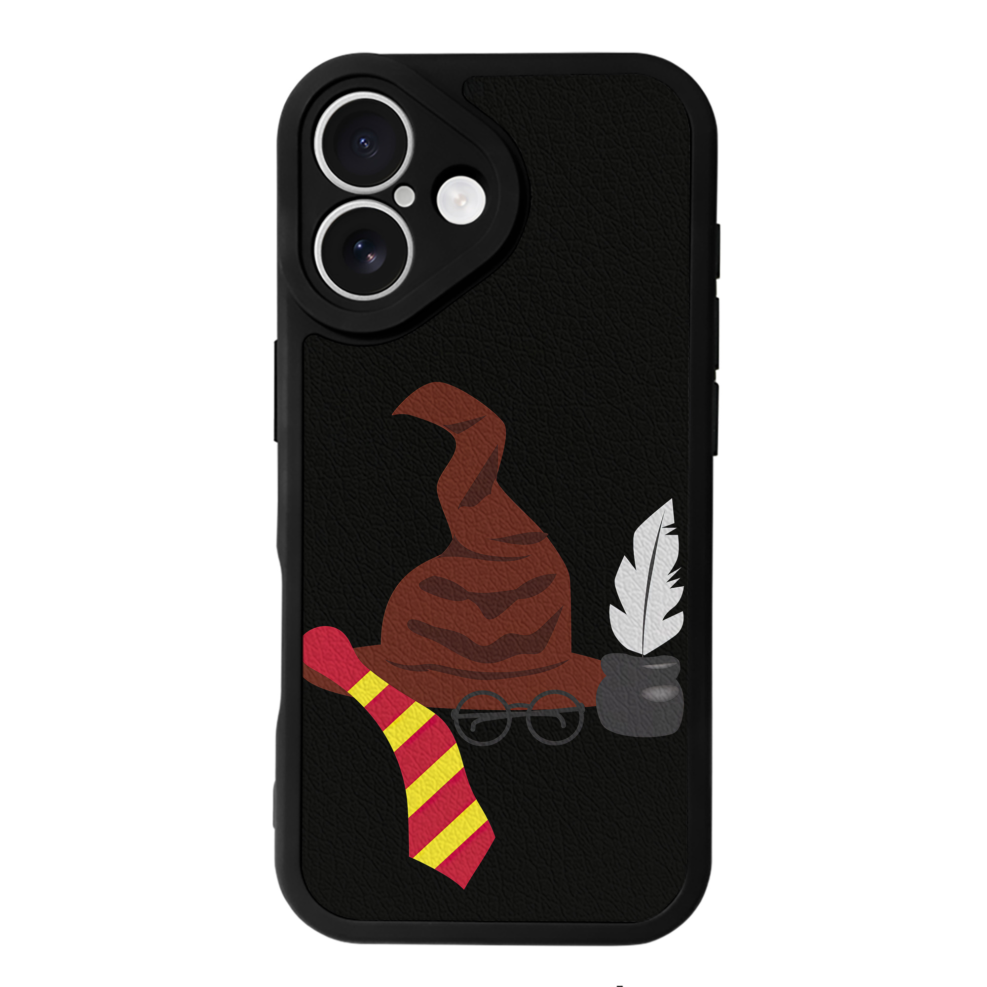 （画像用） Harry Potter ハリー・ポッターシリーズ 【iPhone 16シリーズ対応】シリコンスマホケース（レザー調） 材質：シリコン